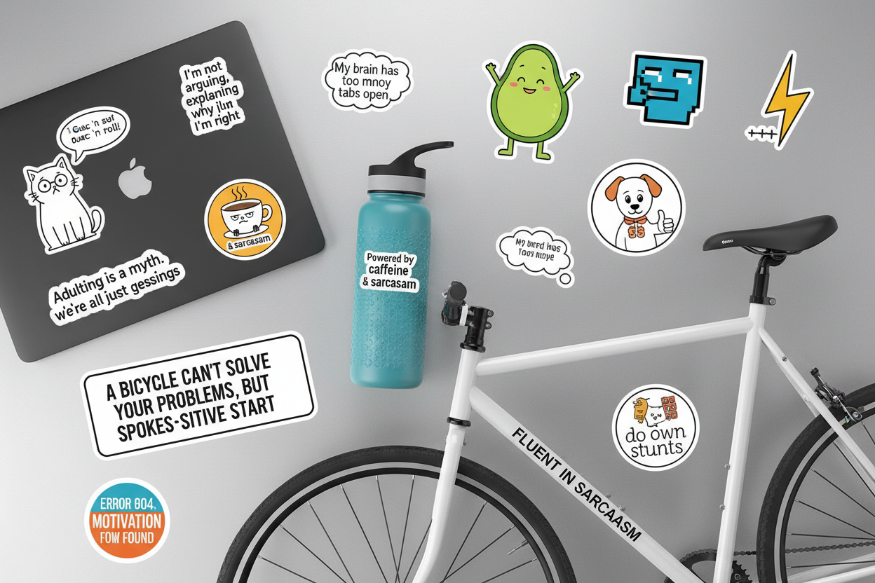 Funny and Sarcastic Stickers