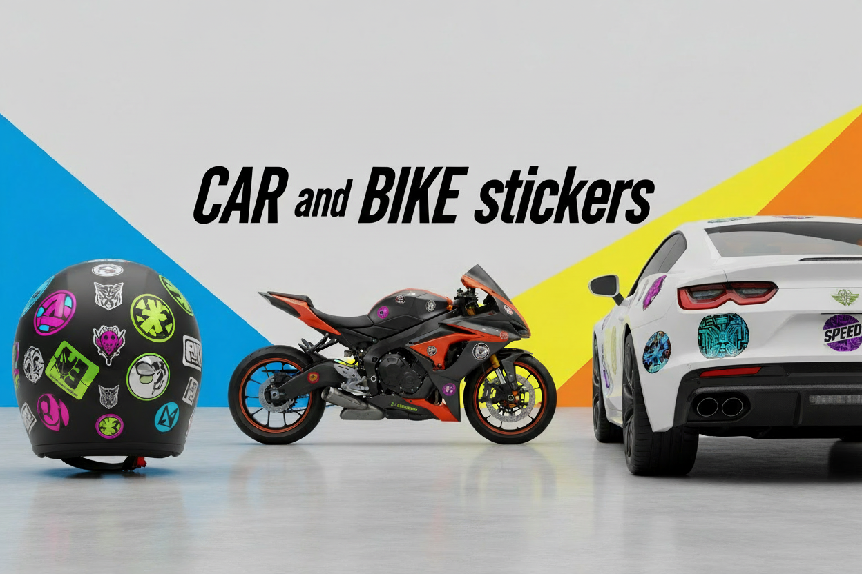 Car and Bike Stickers