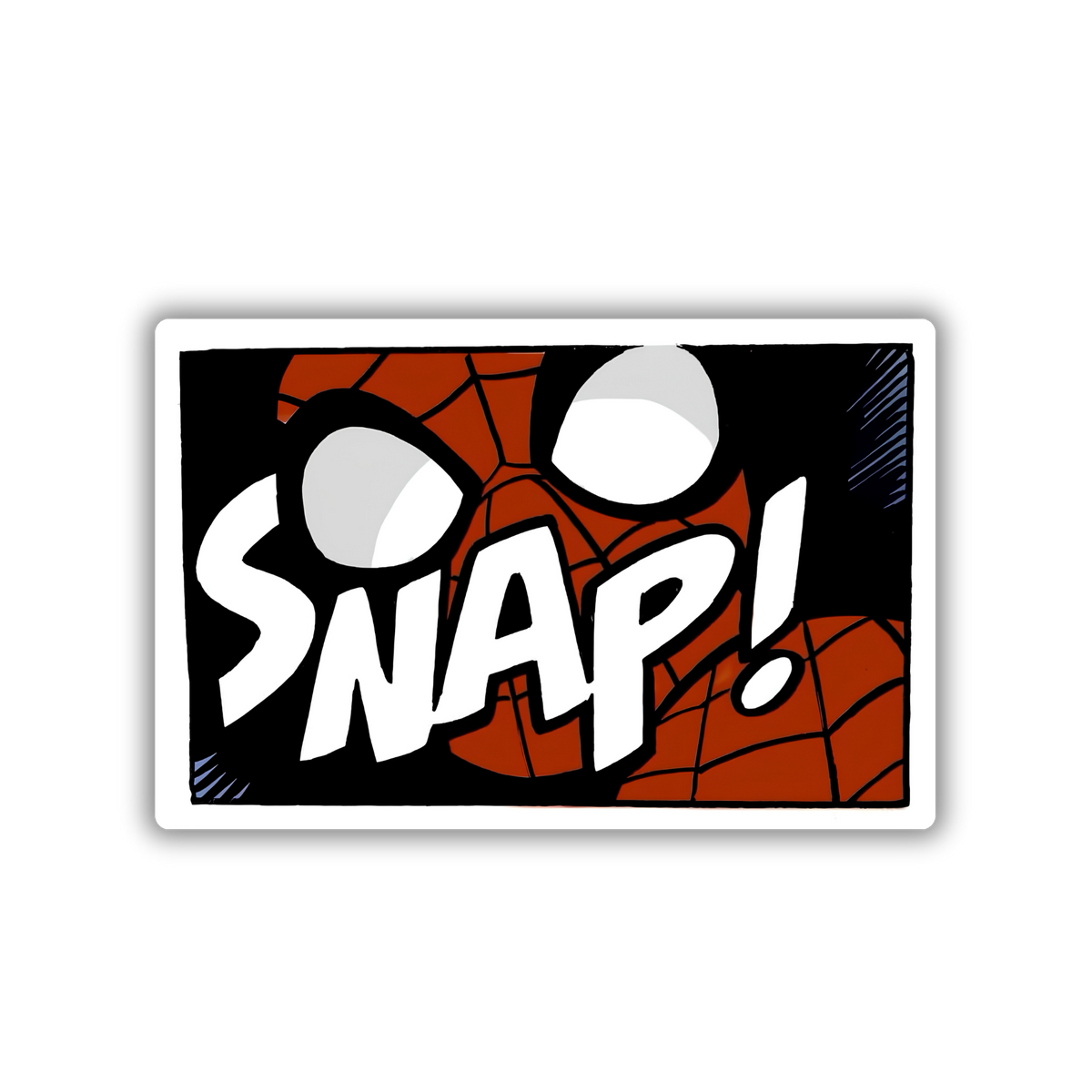Spider-Man SNAP! comic panel sticker closeup