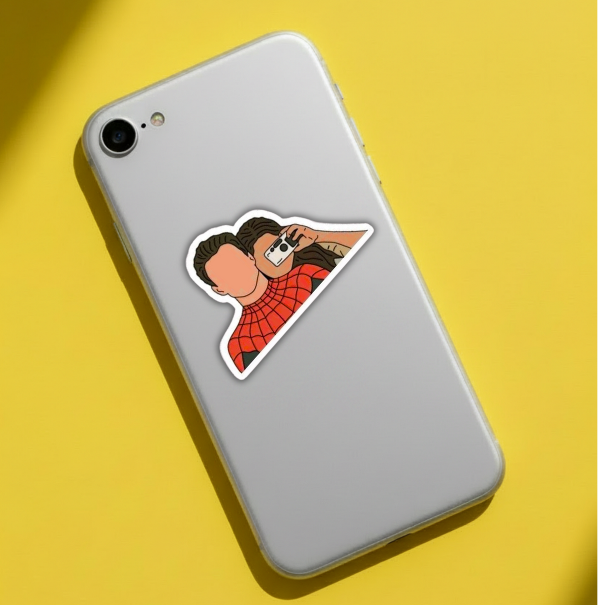 Spider-Man and MJ selfie sticker