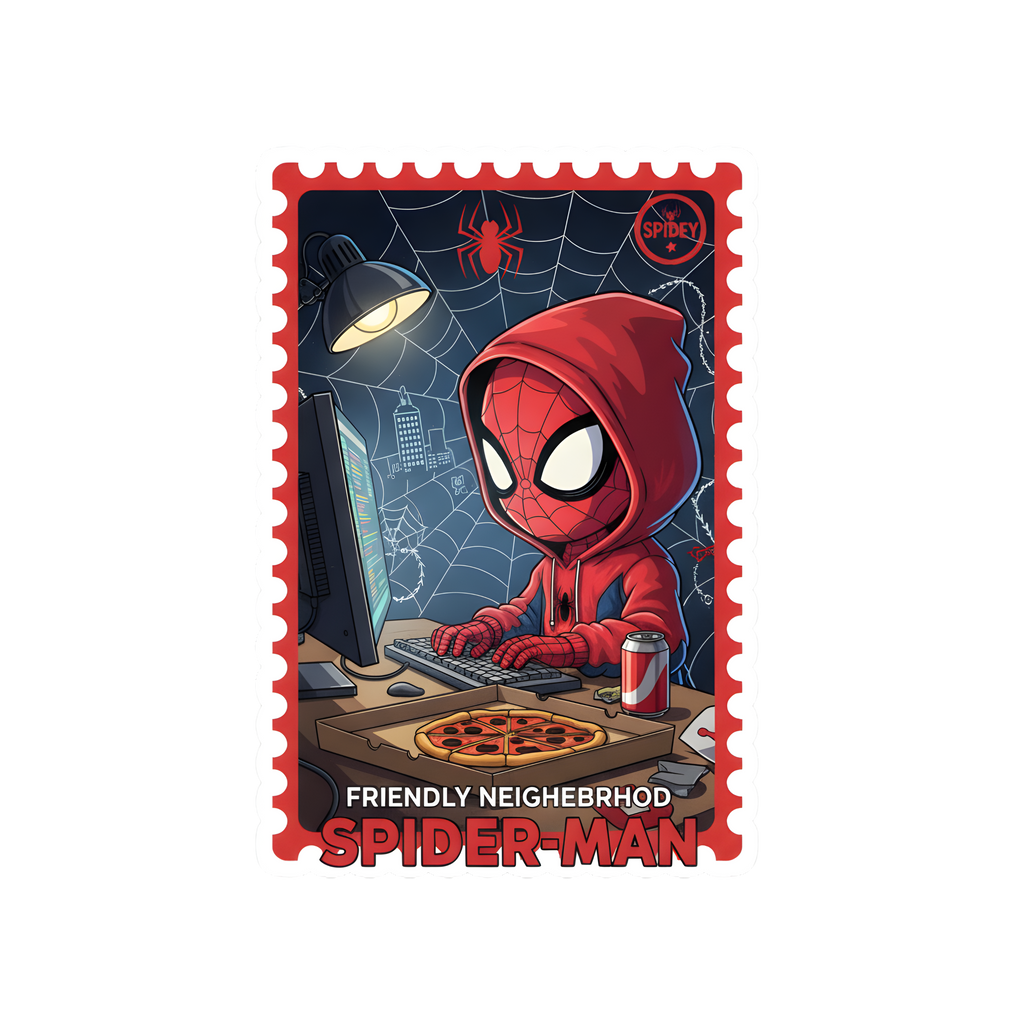 Spidey Stamp Sticker