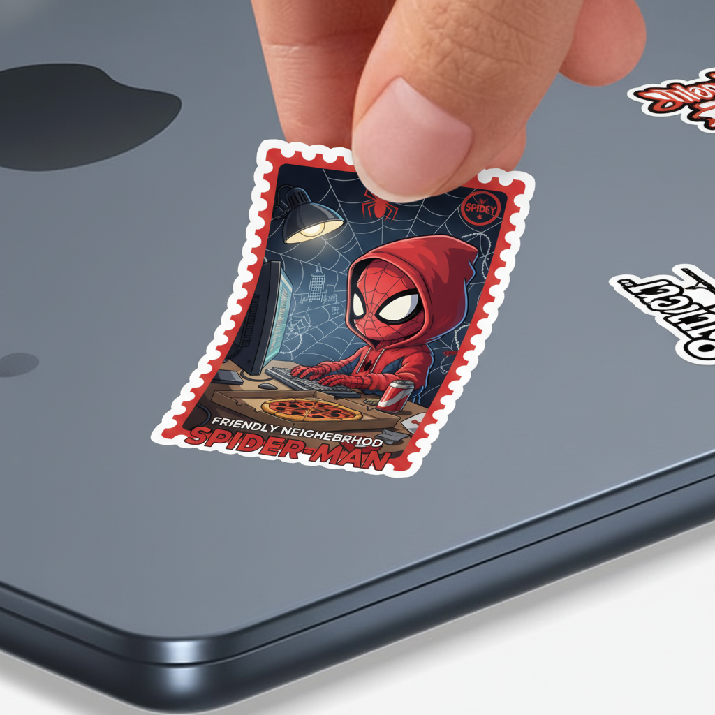 Spidey Stamp Sticker