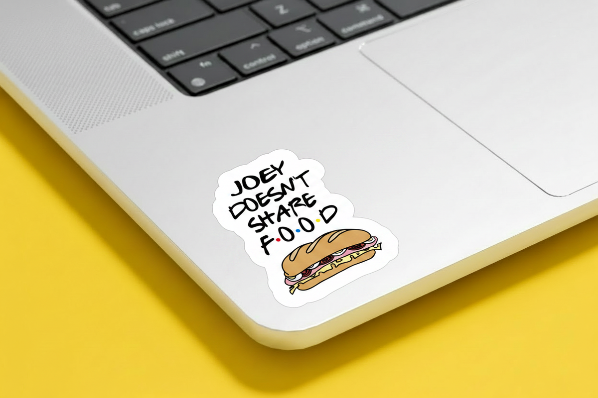 Joey Doesn't Share Food - Palm Rest Mockup