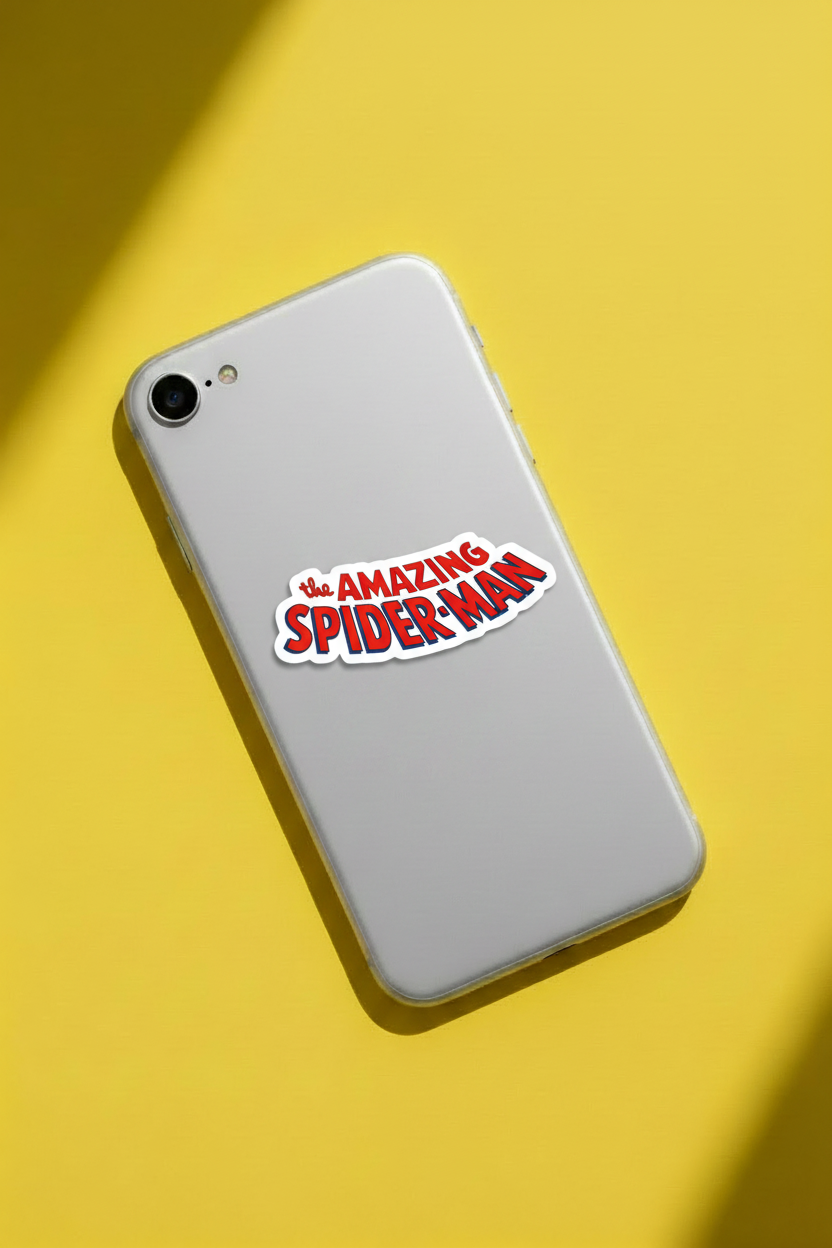 The Amazing Spider-Man Sticker - Phone Mockup
